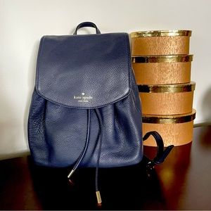 Kate Spade Navy Blue Backpack